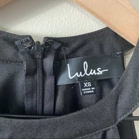 Lulu’s Mamacita Black Halter Skater Dress - Picture 6 of 7